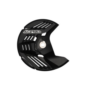 Linear Front Disc Cover Hon/Kaw/Sher/Yam Blk