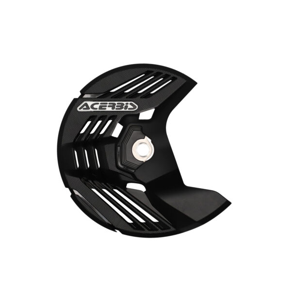 Linear Front Disc Cover Hon/Kaw/Sher/Yam Blk