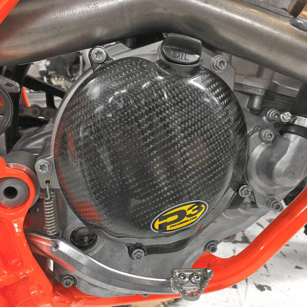 Carbon Fiber Clutch Cover Ktm 250/350 - Image 2