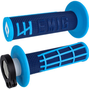 Emig 2.0   V2 Lock On Grip Navy/Cyan