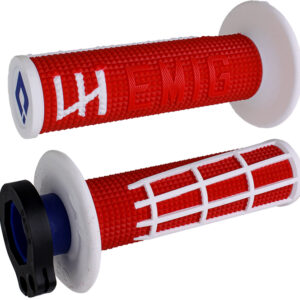 Emig 2.0   V2 Lock On Grip Red/White