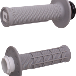 Micro X Lock On Grips Half Waffle Grey/Black (Soft)