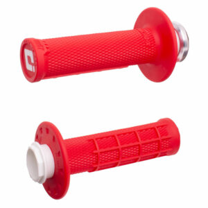 Micro X Lock On Grips Half Waffle Red/Silver