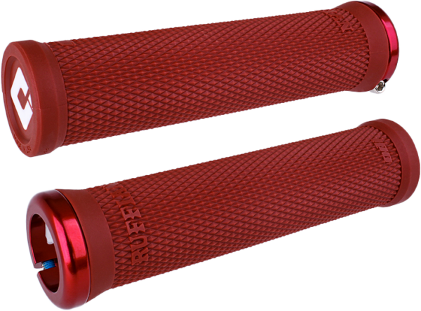 Ruffian V2.1 Grips 135mm Dk. Red/Red Stnls Steel Screws