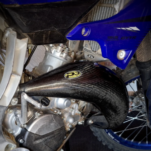 Pipe  Guard  Carbon  Fiber Yam Yz125